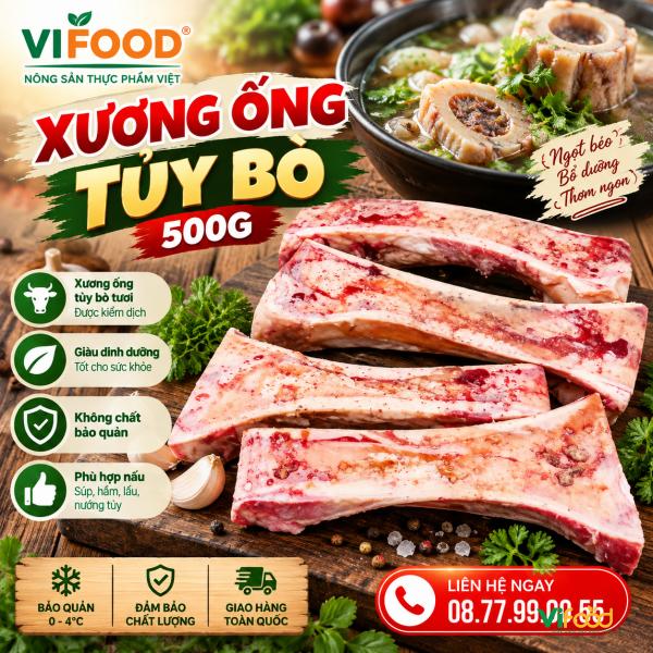 Xương Ống Tủy Bò  500g