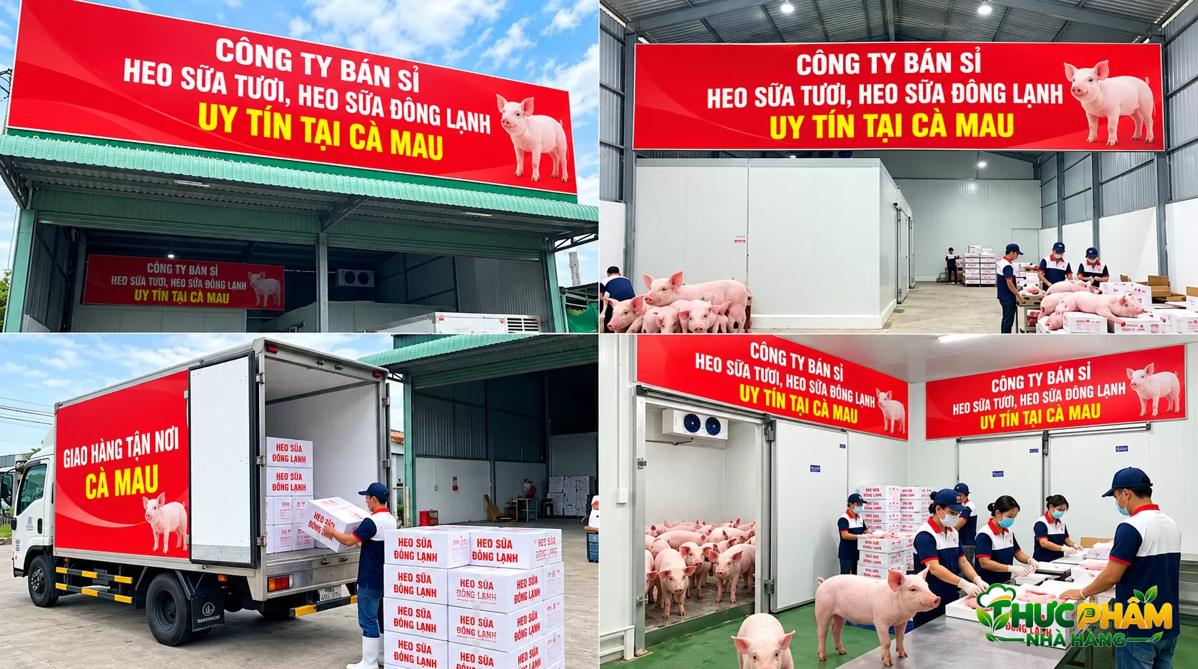 Công Ty Bán Sỉ Heo Sữa Tươi, Heo Sữa Đông Lạnh Uy Tín Tại Cà Mau