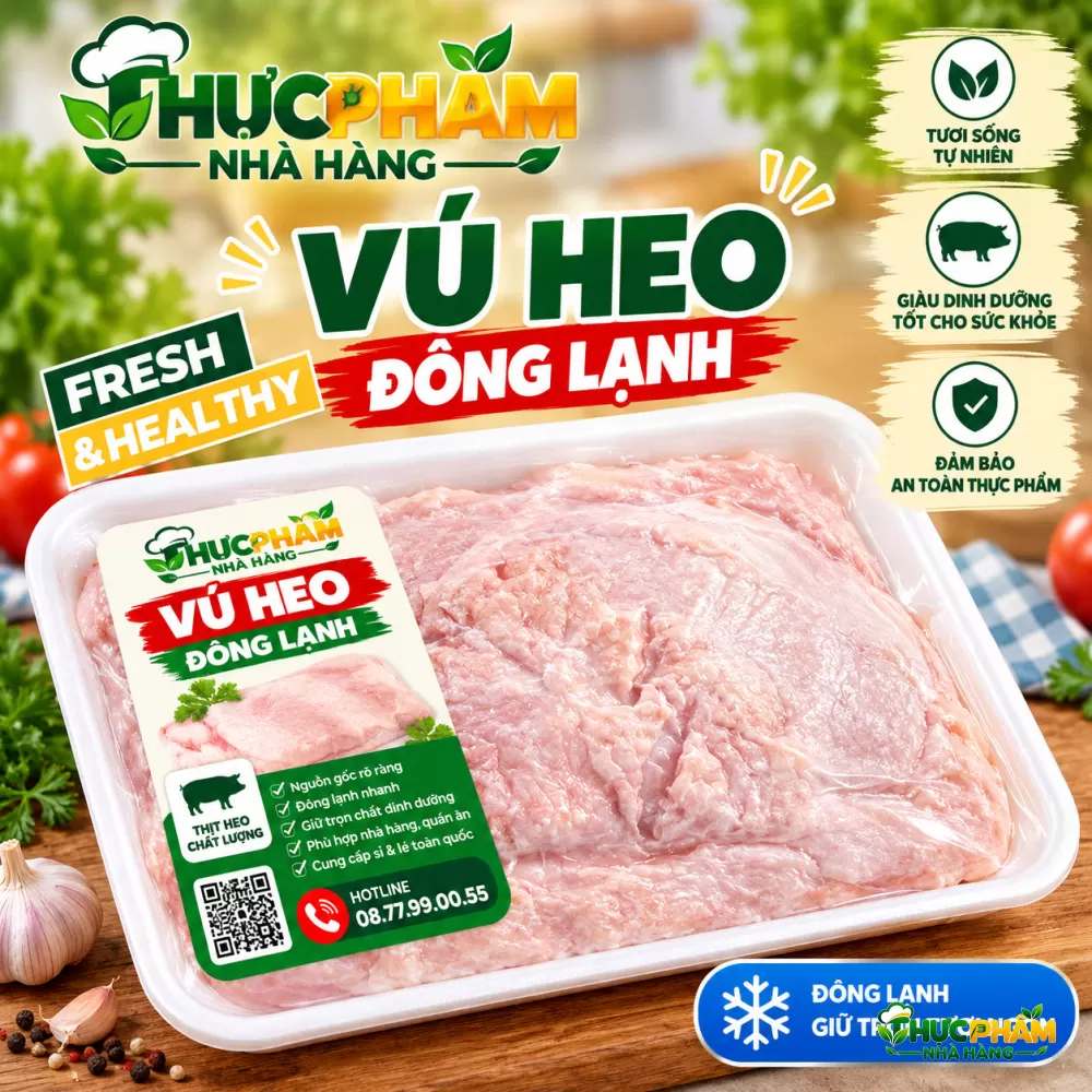 Vú Heo Đông Lạnh Vú Heo Đông Lạnh